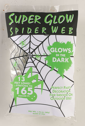 60 Gram Glow-In-Dark Web 6121B