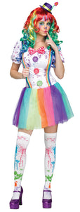 Killer Colour Clown Adult Costume (M-L) 3446B