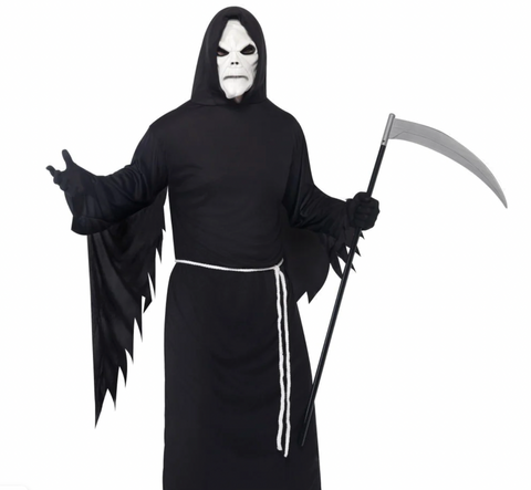 Grim Reaper Costume, with Mask