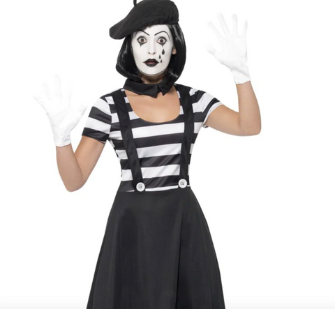 Lady Mime Artist Costume