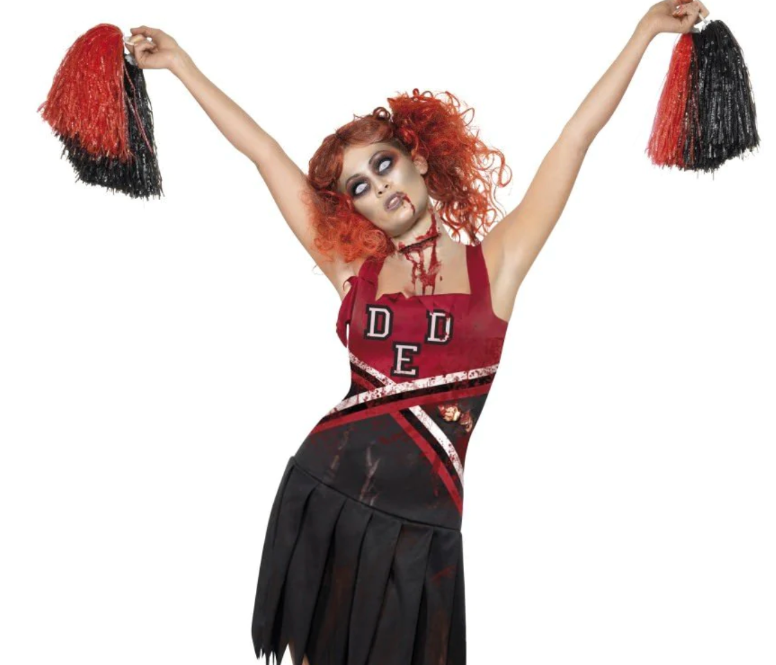 High School Horror Cheerleader Adult Women's Costume