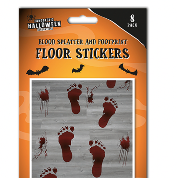 Halloween Footprint Floor Stickers