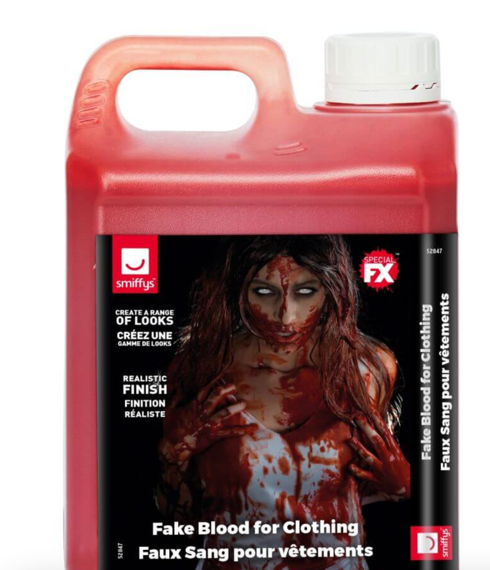 Smiffys FX, Clothing Fake Blood 2ltr