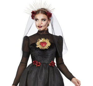 DOTD Sacred Heart Bride Costume, Black