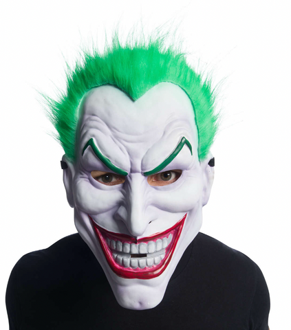 Joker Mask With Plush Hair