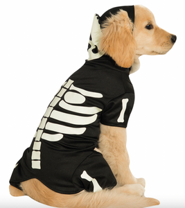 SKELETON GLOW IN THE DARK PET HOODIE Style: 887825