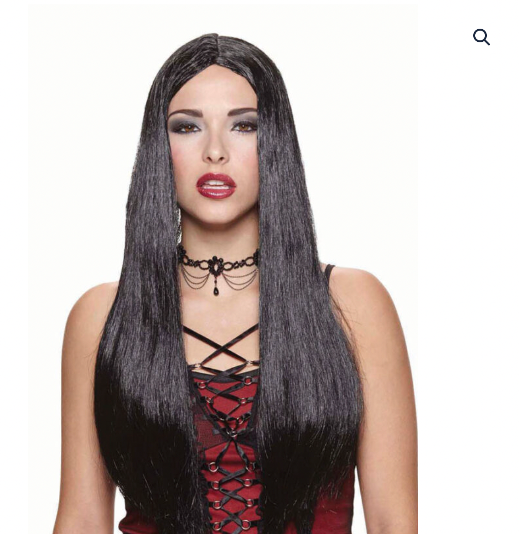 61cm Black Wig