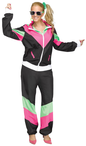 80's Track Suit Adult Costume - Trick Or Treat Halloween Stores