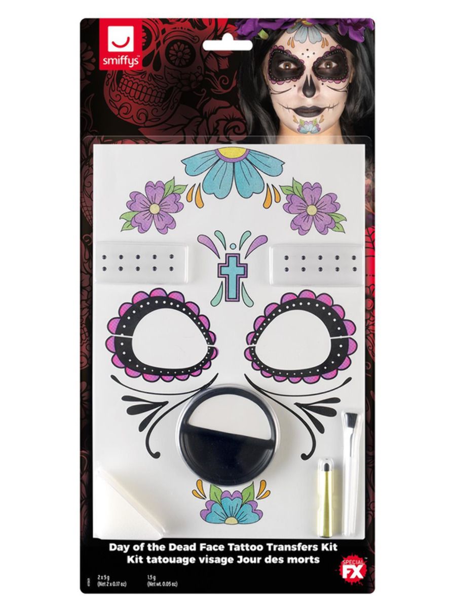 Day of the Dead Kit Make-Up - Multi-Coloured