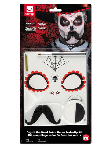 Day Of The Dead Señor Bones Make-Up Kit