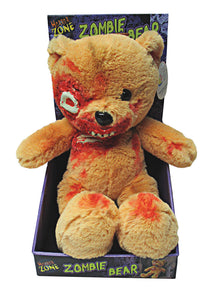 Horror Bloody Zombie Plush Bear - Trick Or Treat Halloween Stores