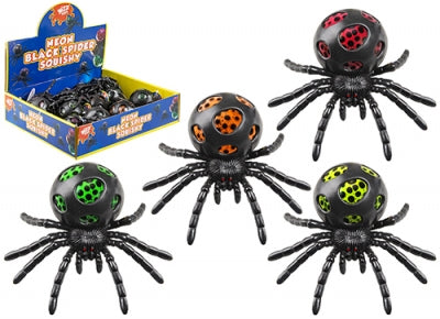 9CM BLACK SPIDER SQUISHY