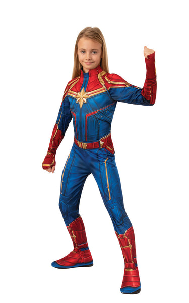 Captain Marvel Classic Hero Suit Costume - Trick Or Treat Halloween Stores