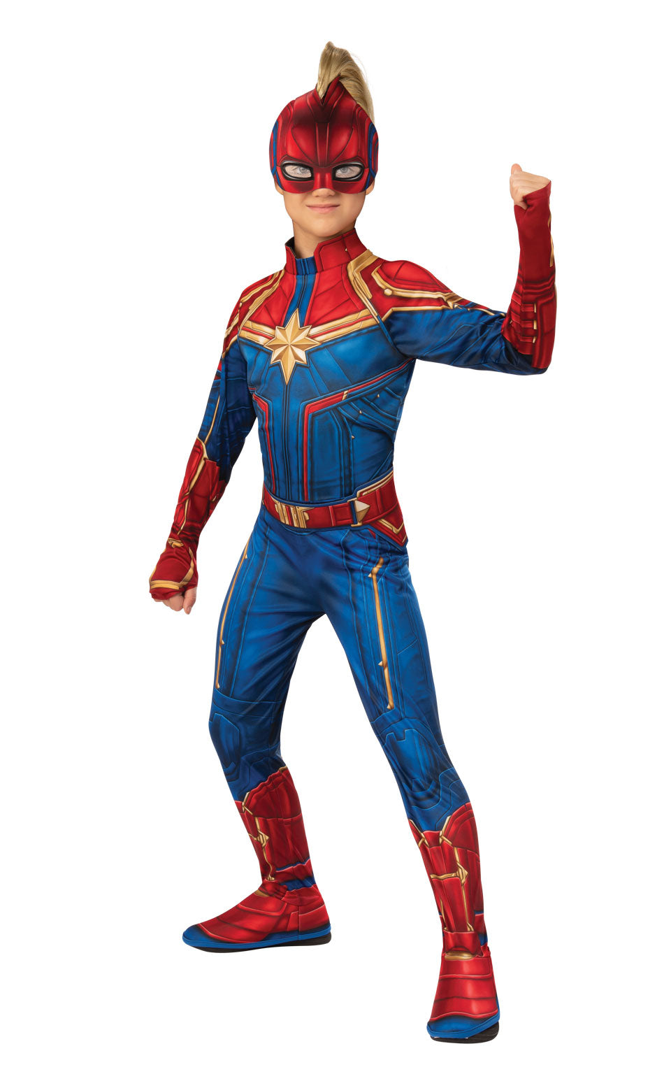 Captain Marvel Classic Hero Suit Costume - Trick Or Treat Halloween Stores