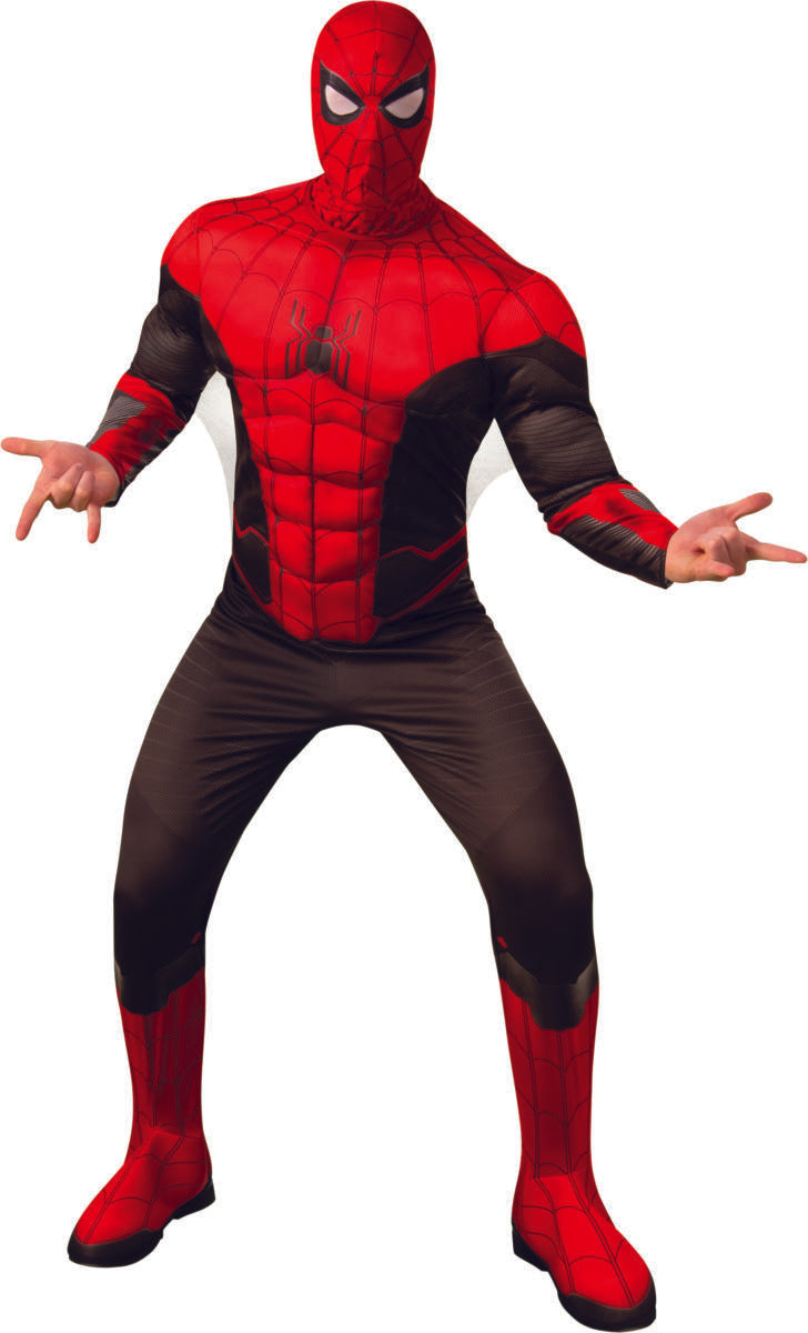 Spider-Man No Way Home Red & Black Deluxe Costume - Trick Or Treat Halloween Stores