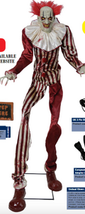 Undead Clown Animated Figure