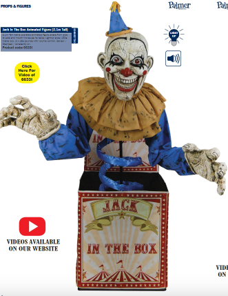 Jack In The Box Animated Figure 2.1M Tall