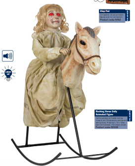 Rocking Horse Dolly Animated Figure