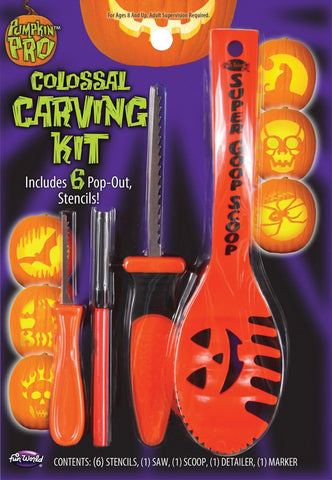 Colossal Pumpkin Craving Kit 10 PC - Trick Or Treat Halloween Stores